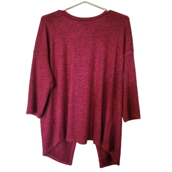 Bobeau open back long sleeve  very soft sweater size small - Picture 1 of 5
